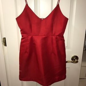 Akira Red A-Line Dress